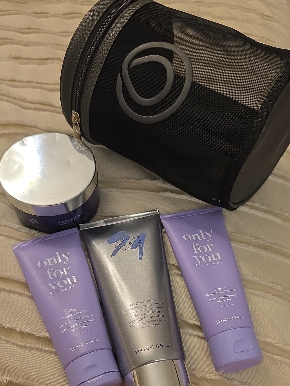 Monat Only For You Purple Hair Care Set – CC Cream & Conditioner